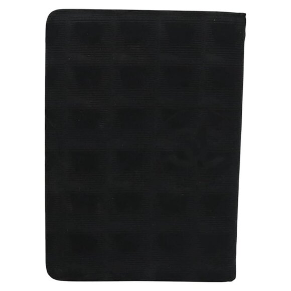 CHANEL New Travel line Day Planner Cover Nylon Black CC Auth - Picture 1 of 16